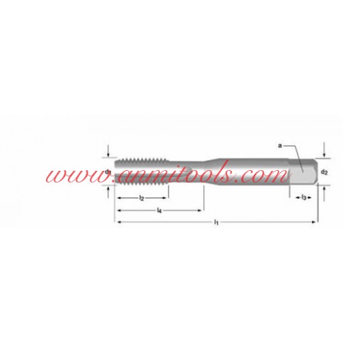 EGM Machine Tap Straight Flute Dormer E620 EGM Machine Tap Straight Flute Dormer E620